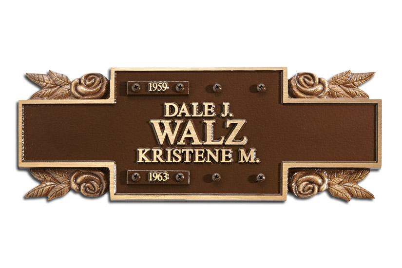 Cast Bronze Metal Plaque