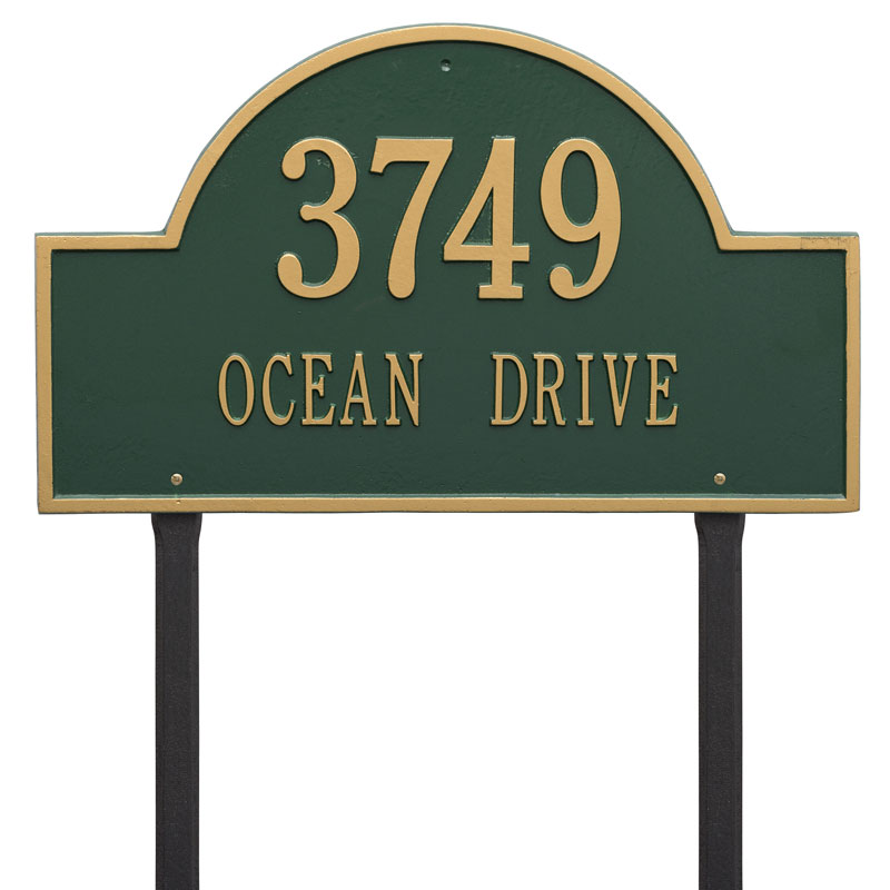 770 Custom Personalised Address Metal Aluminium Sign Door Plaque House Office 