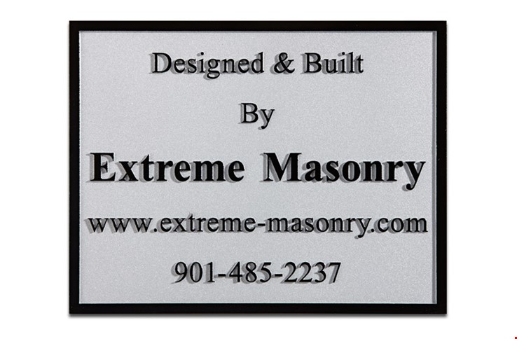 Aluminum Building Plaque