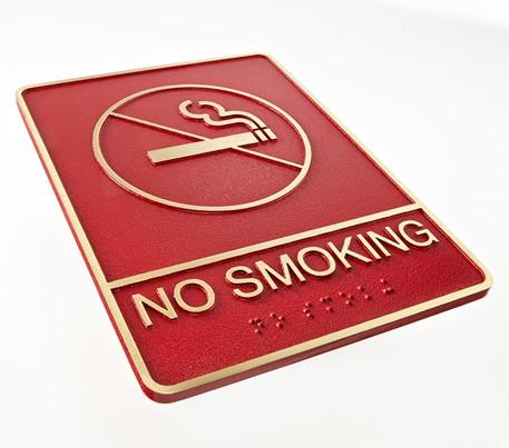 ADA Compliant No Smoking Plaque