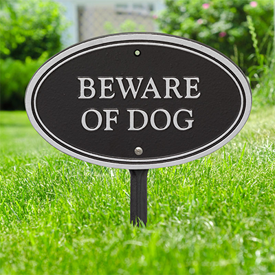 Garden Beware of the Lurcher 160mm x 105mm Plastic Sign / Sticker House Pet 